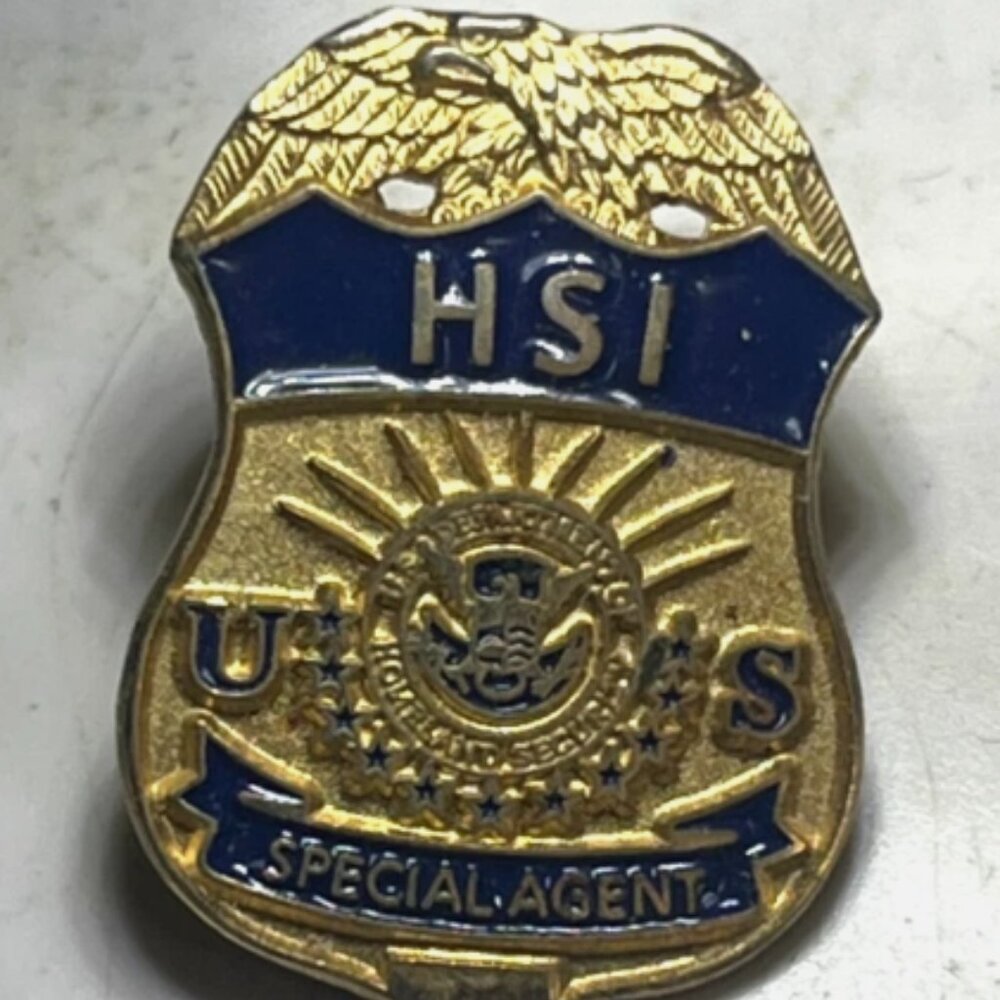 HSI Special Agent Mini Badge Lapel Pin